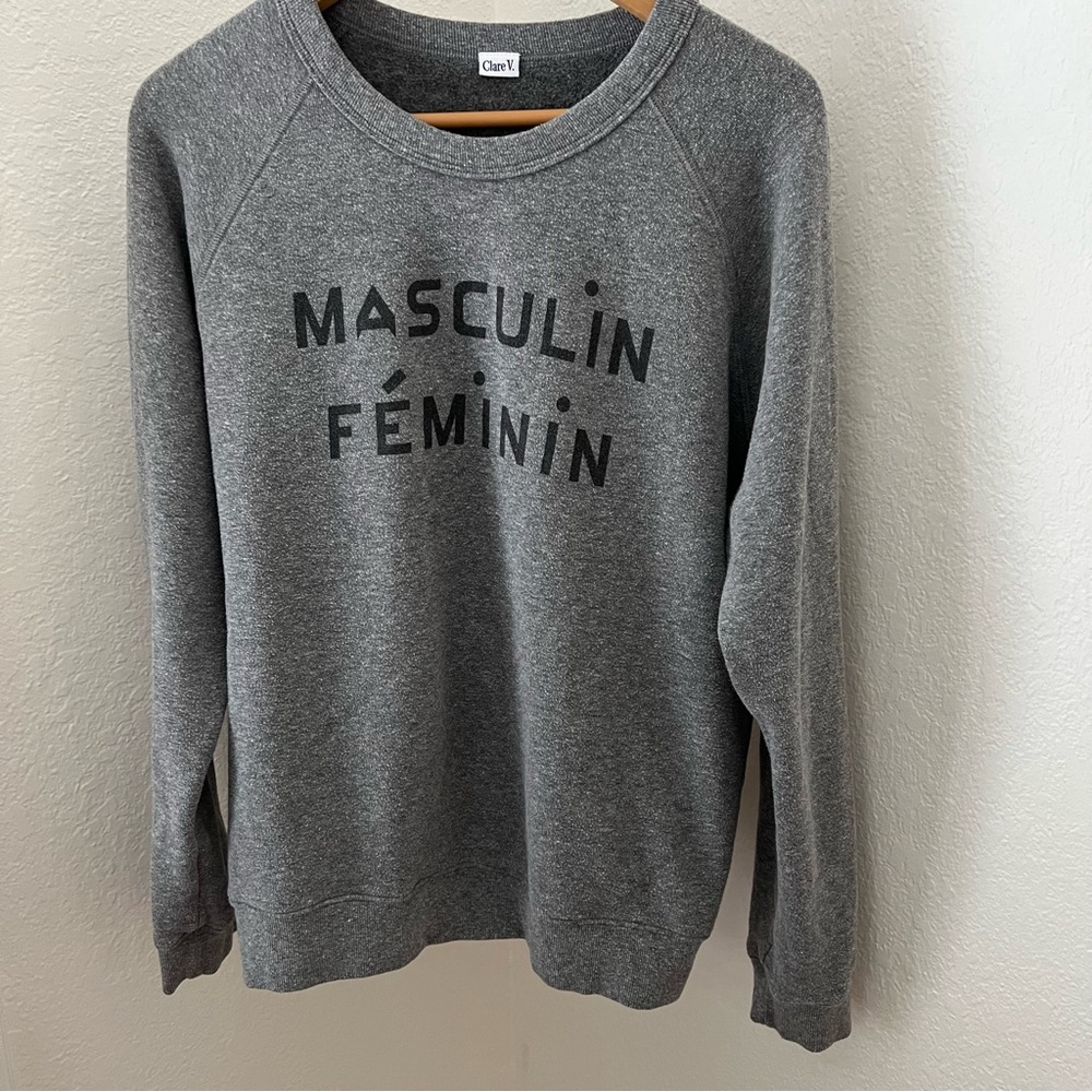 Clare V Masculin Feminin Sweatshirt